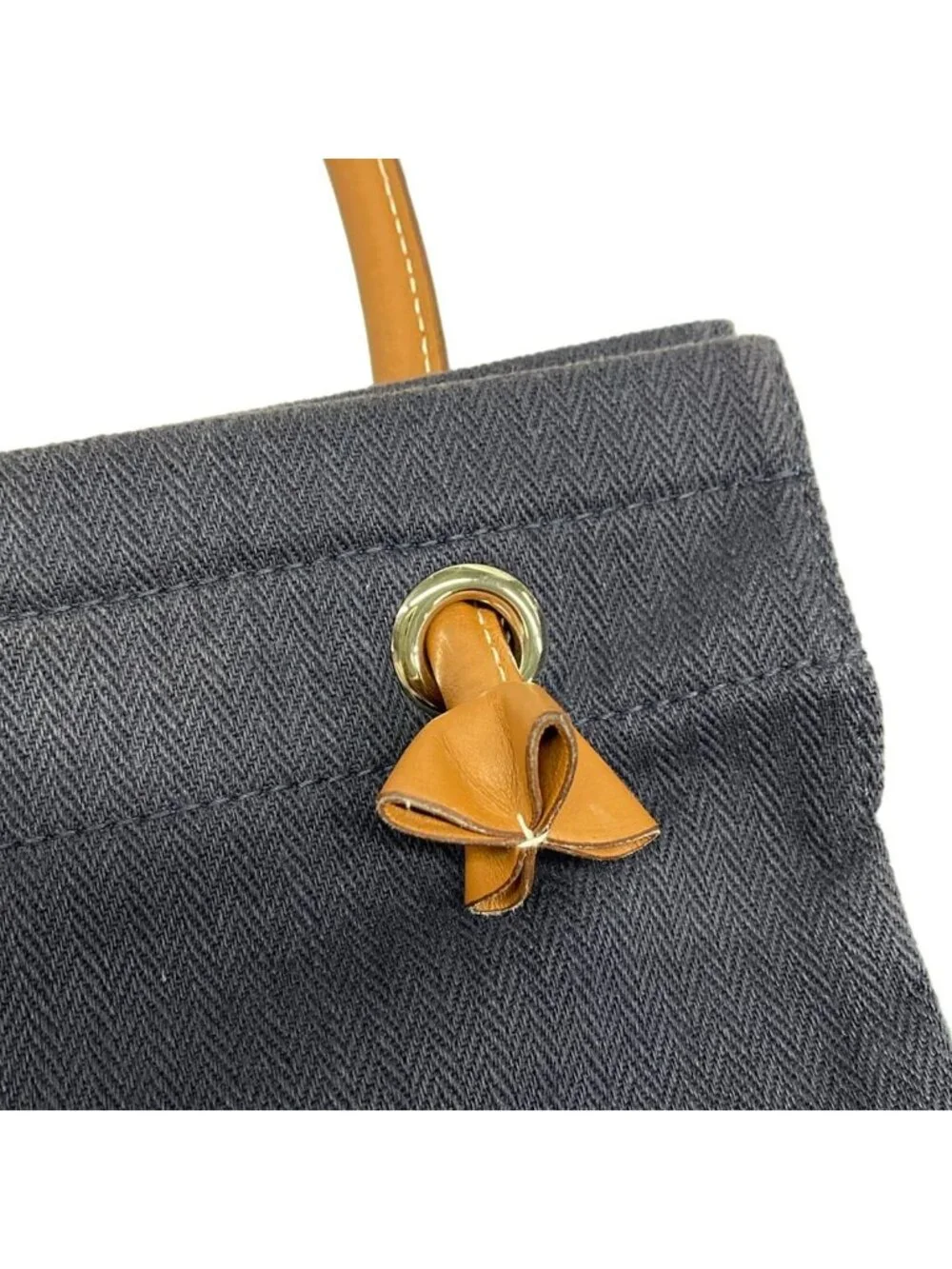 Hermes Shoulder Bag Aline MM Navy Brown Red Leather